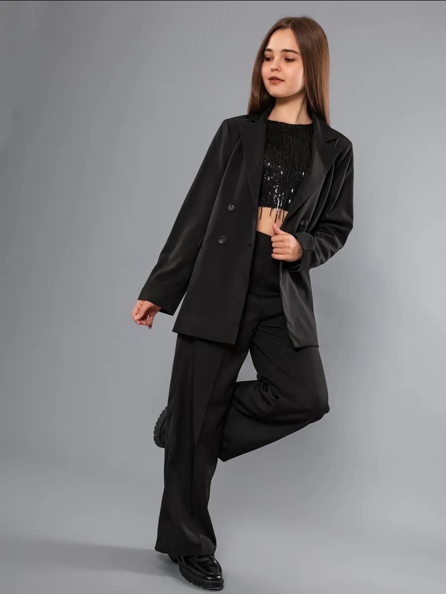 Костюм школьный для девочки оверсайз