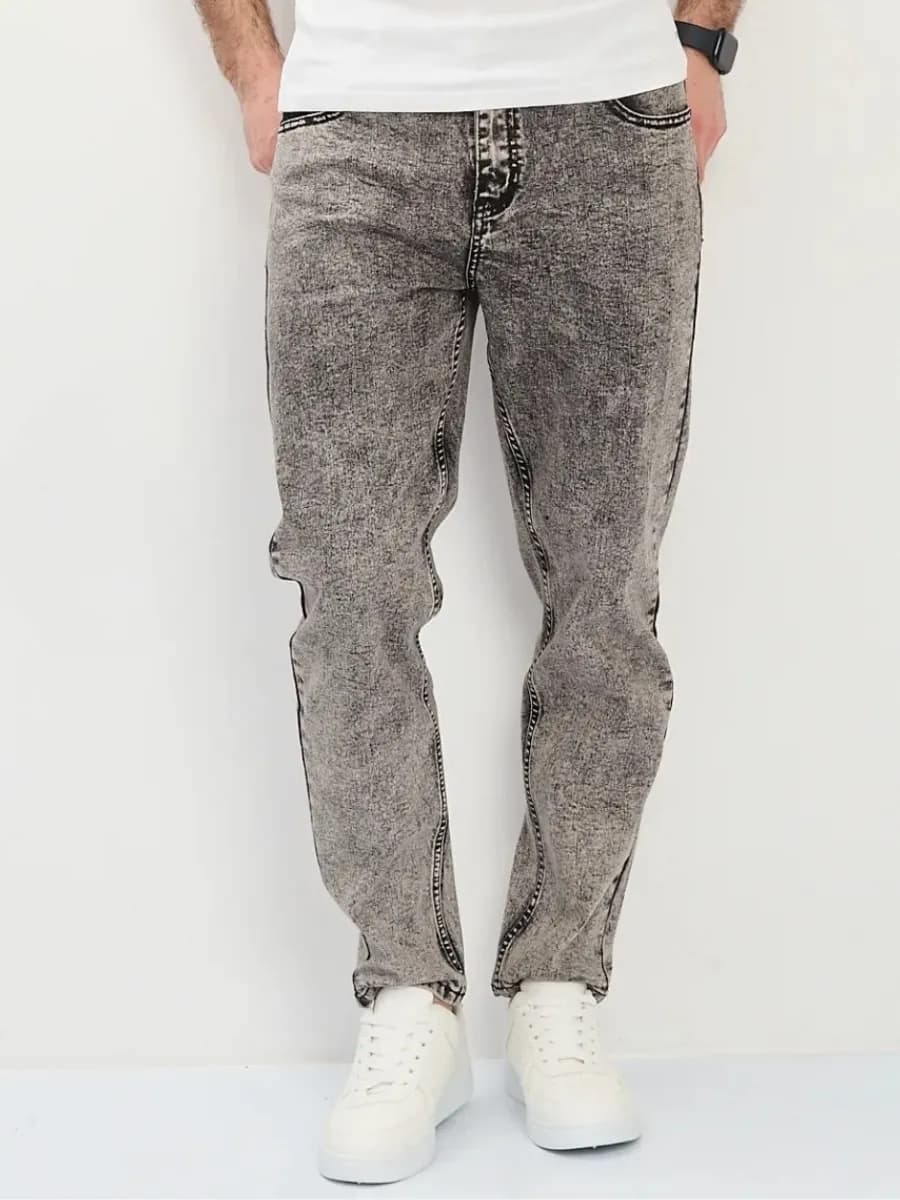 Джинсы бананы зауженные