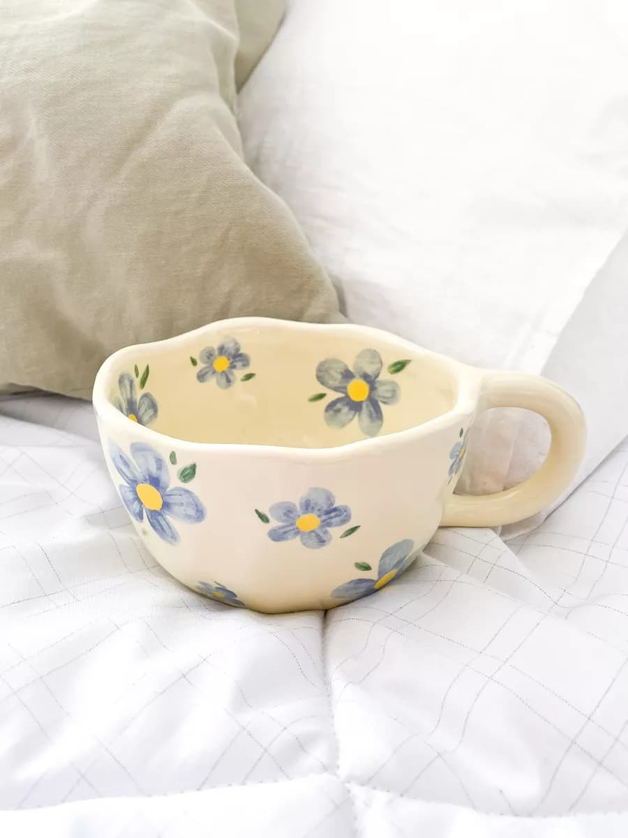 Кружка для чая и кофе чашка керамическая