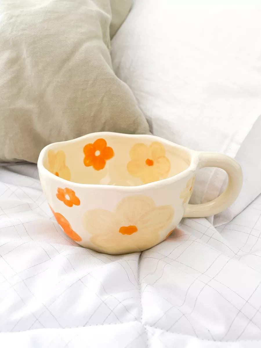 Кружка для чая и кофе чашка керамическая