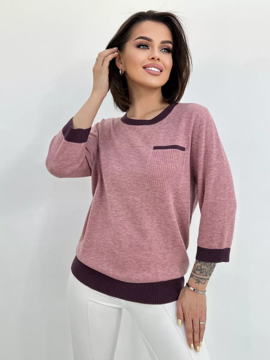 Легкий джемпер хлопок