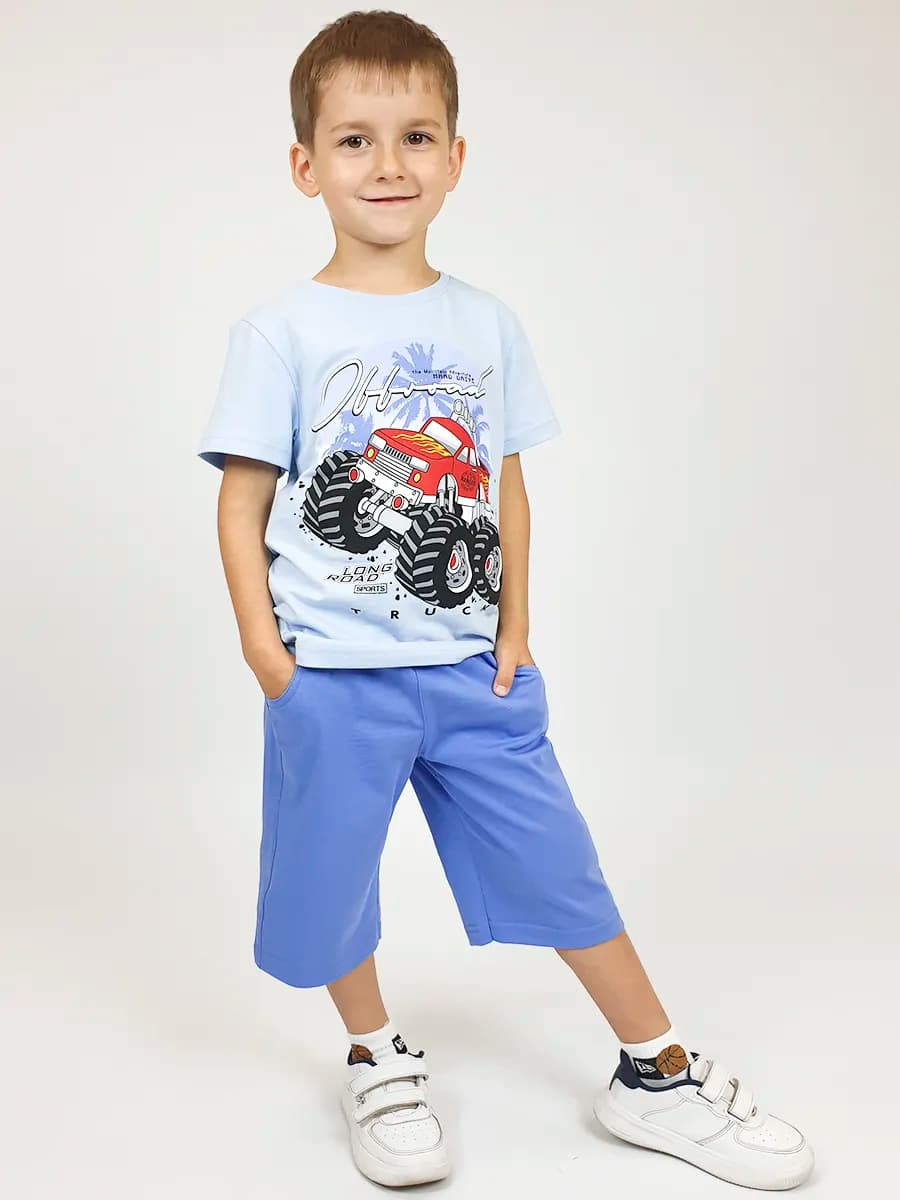 Костюм детский с шортами в садик - комплект летний