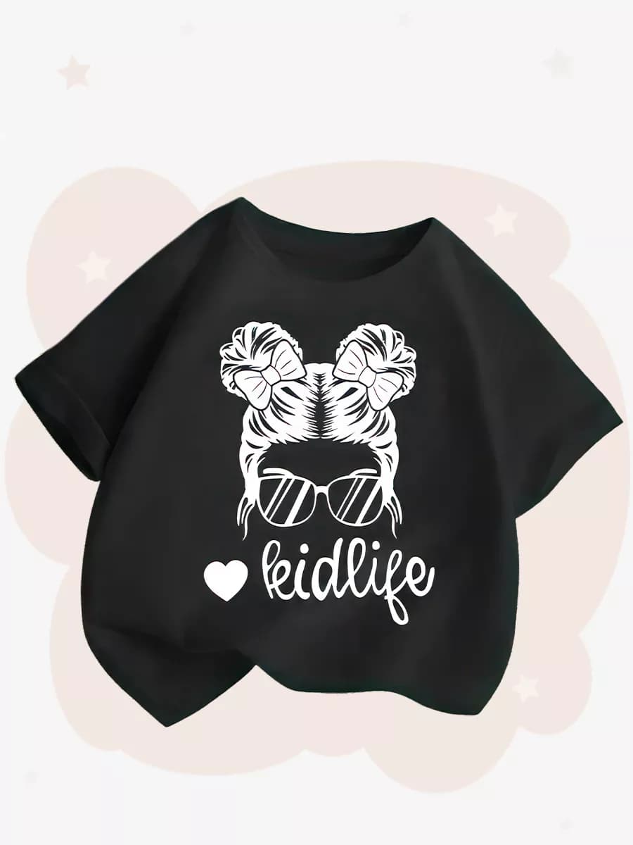 Футболка для девочки с принтом