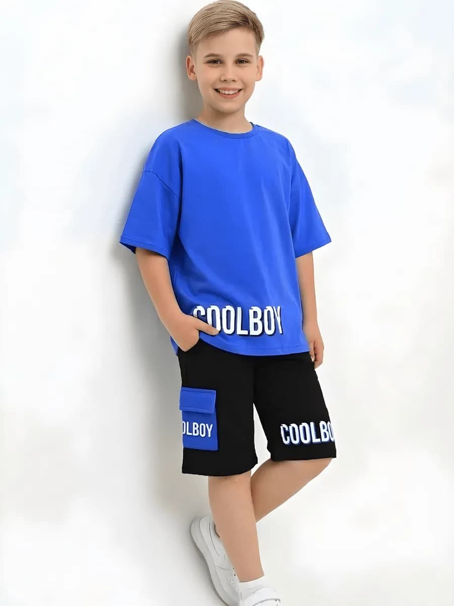 Костюм с шортами и футболкой подростковый
