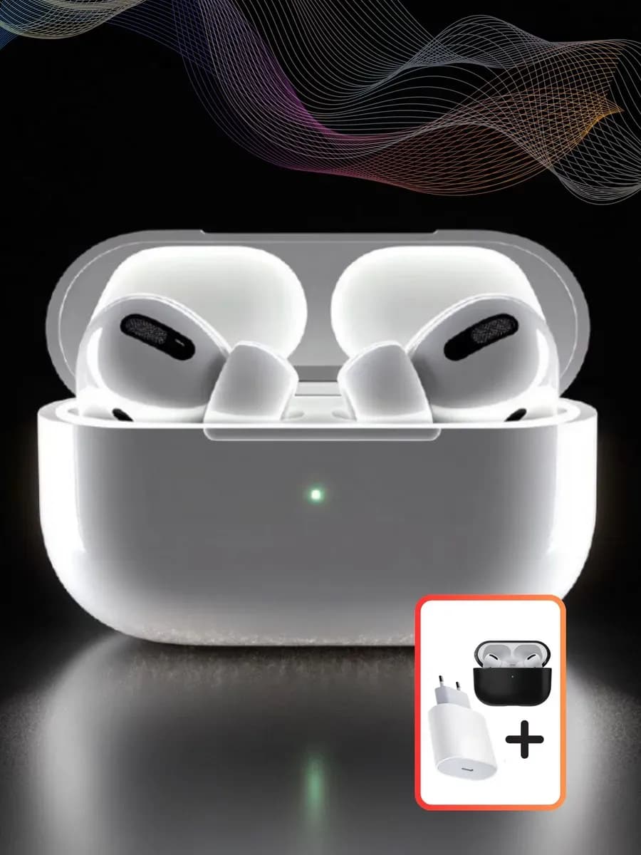 Наушники беспроводные с шумоподавлением для андроид iphone - фото 1