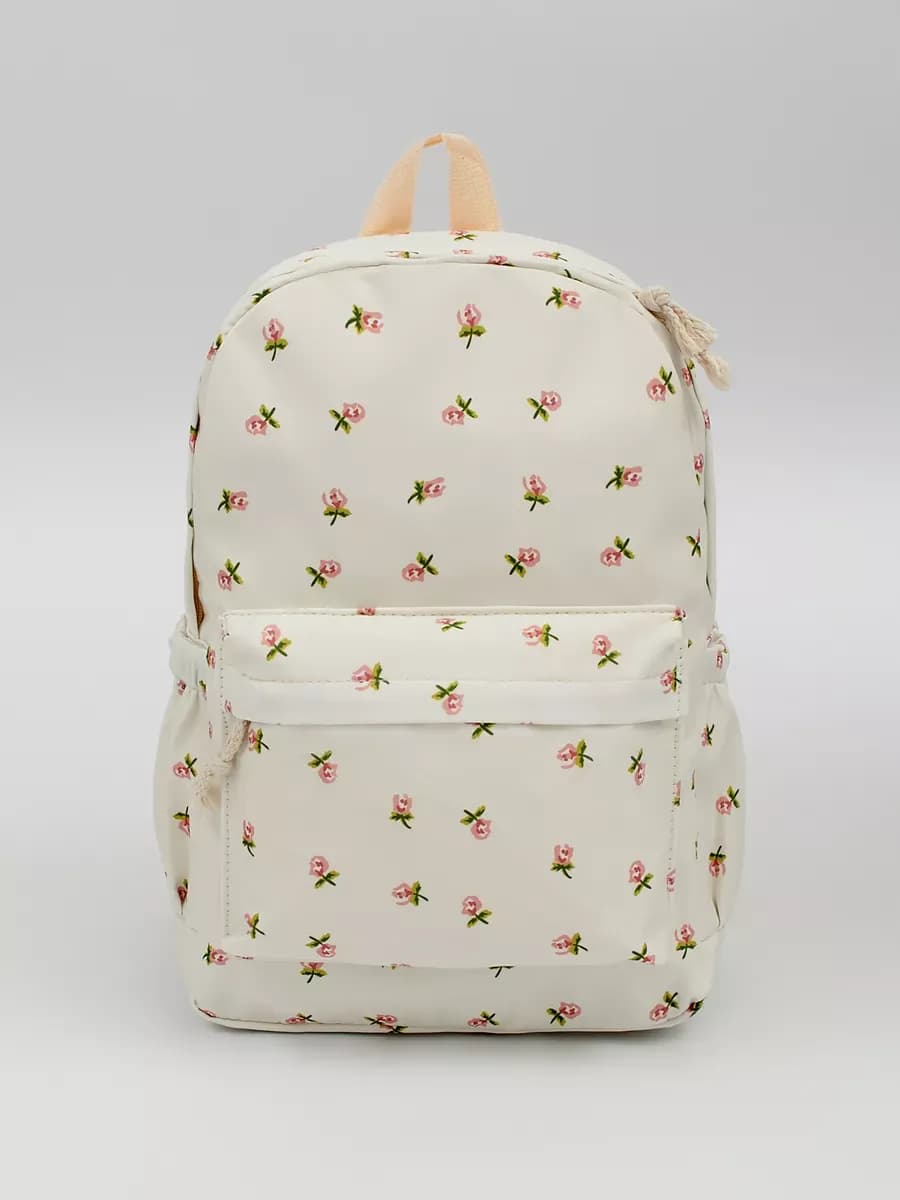 Рюкзак универсальный повседневный в цветочек