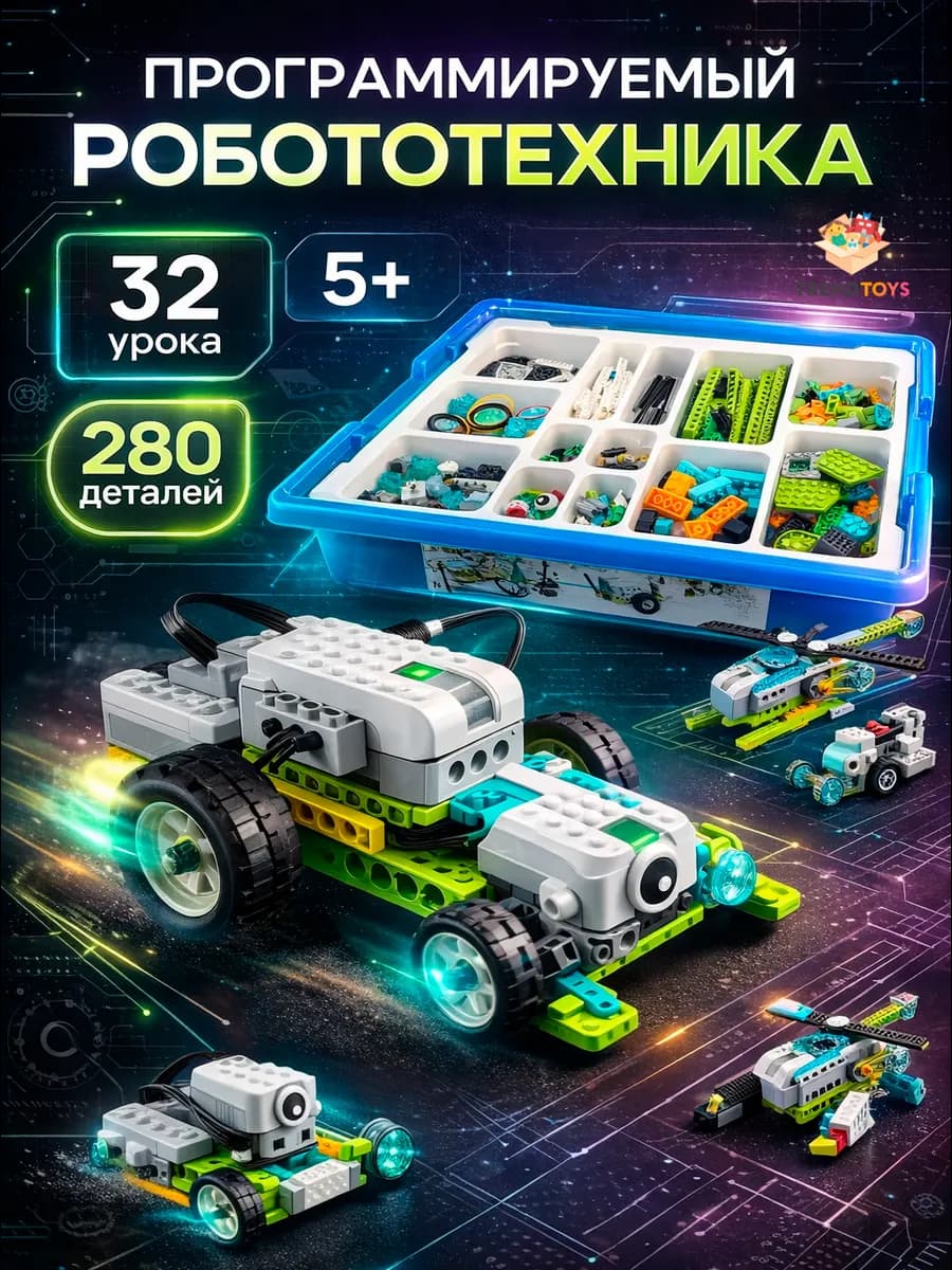 Конструктор электронный для мальчиков Робототехника
