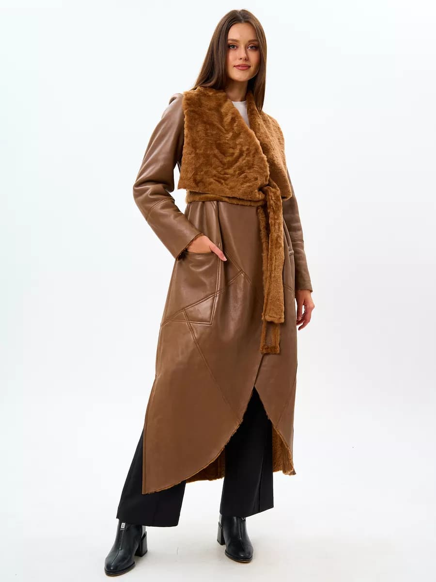 Дубленка из натуральной овчины двусторонняя