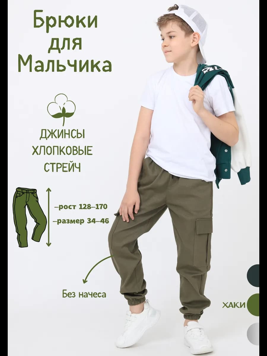 Джоггеры джинсовые весенние