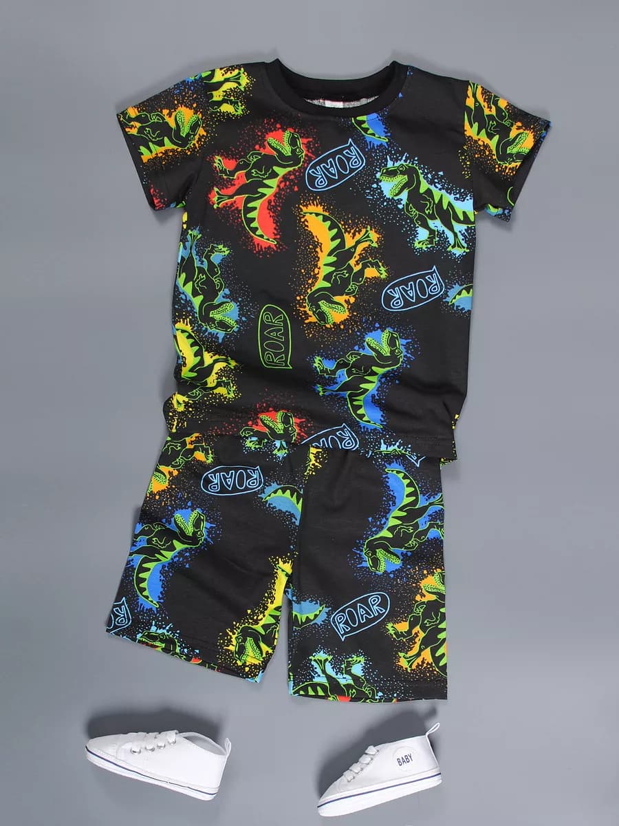 Костюм с шортами для садика летний трикотажный