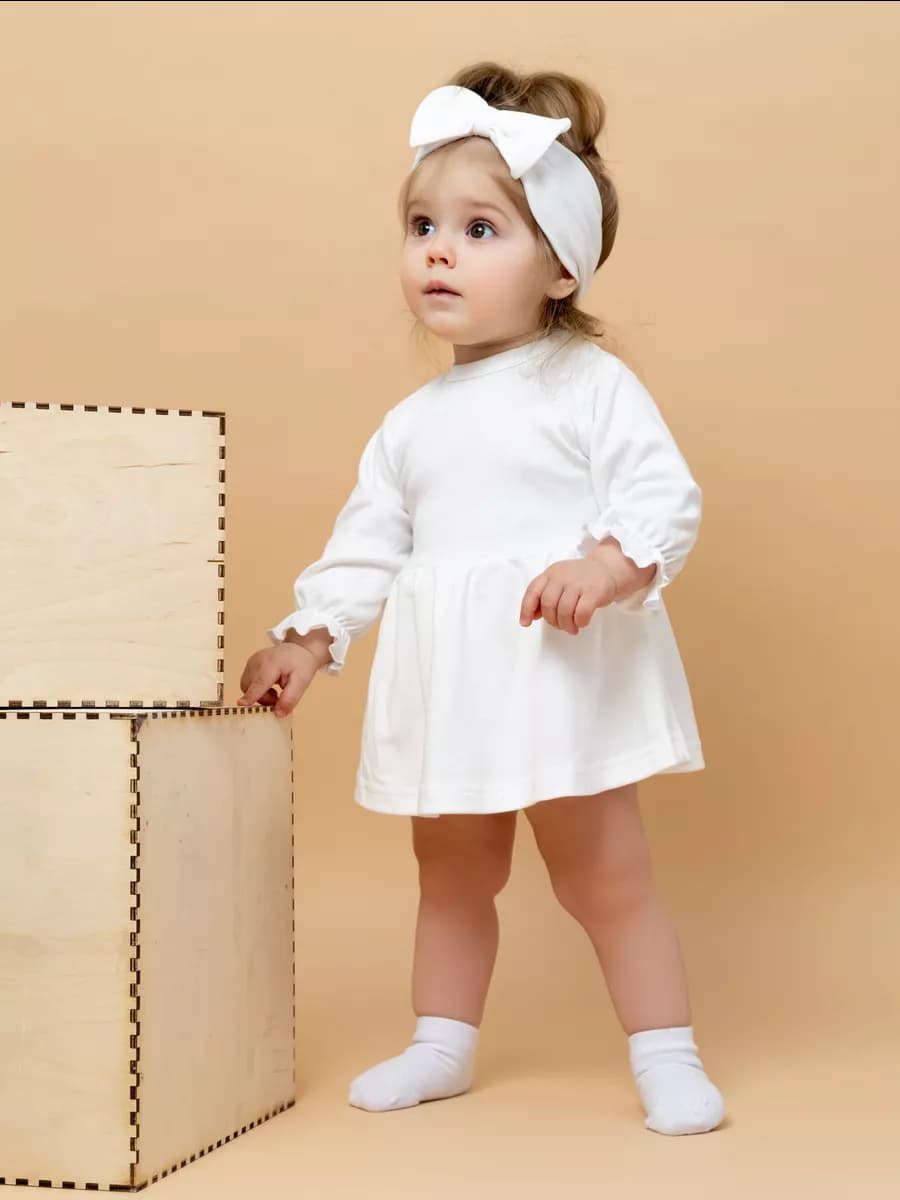 Платье боди для новорожденных