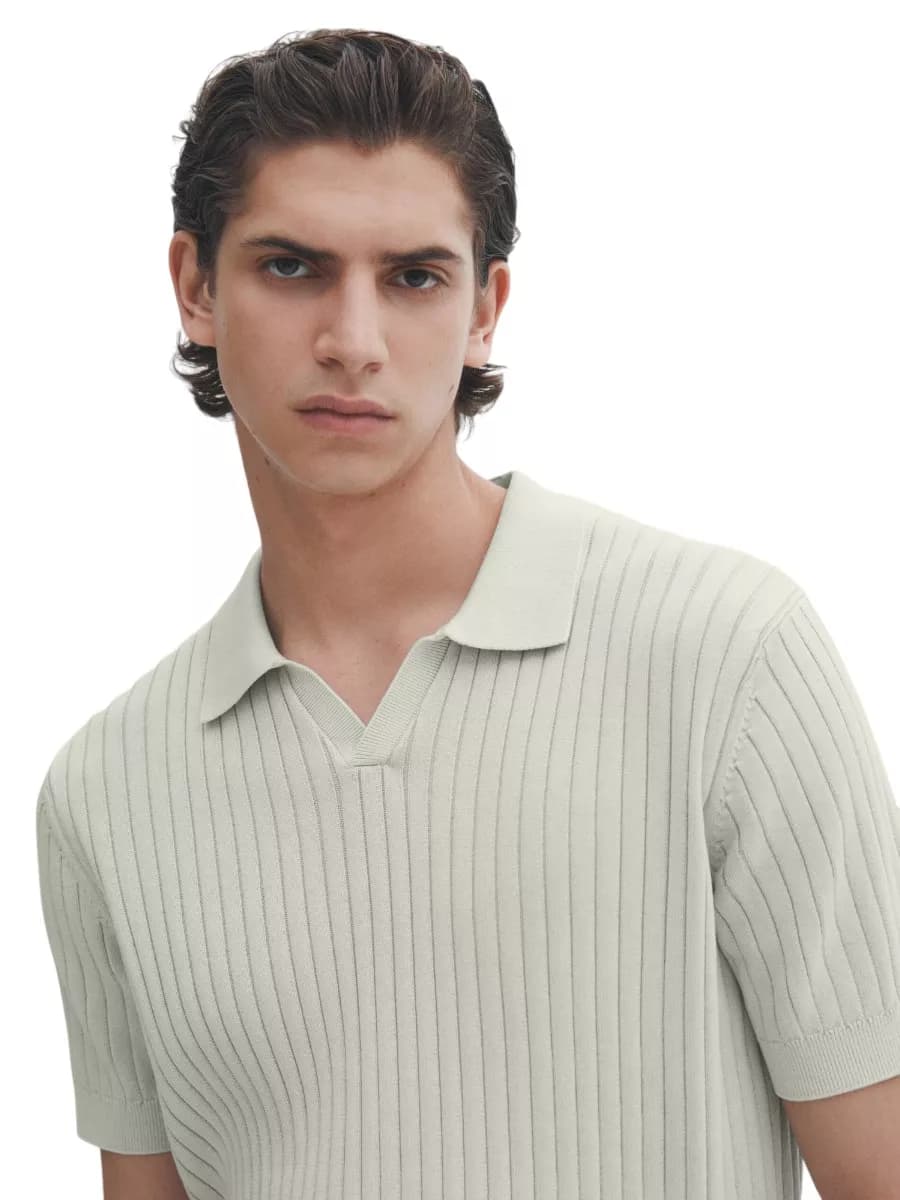 Футболка поло с коротким рукавом летняя хлопок old money