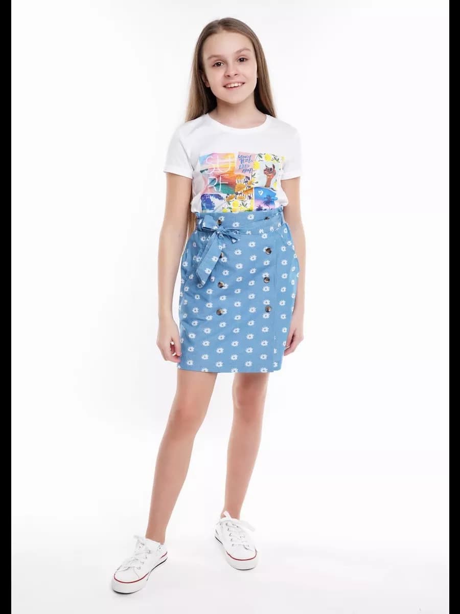 Юбка детская повседневная на лето