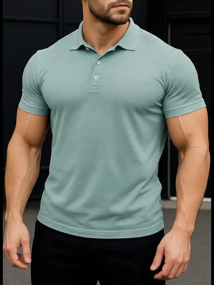 Футболка поло хлопок - фото 1