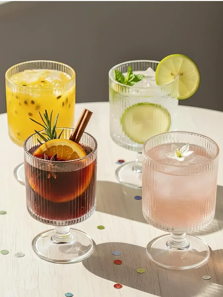 Бокалы для вина и коктейлей набор 4 шт