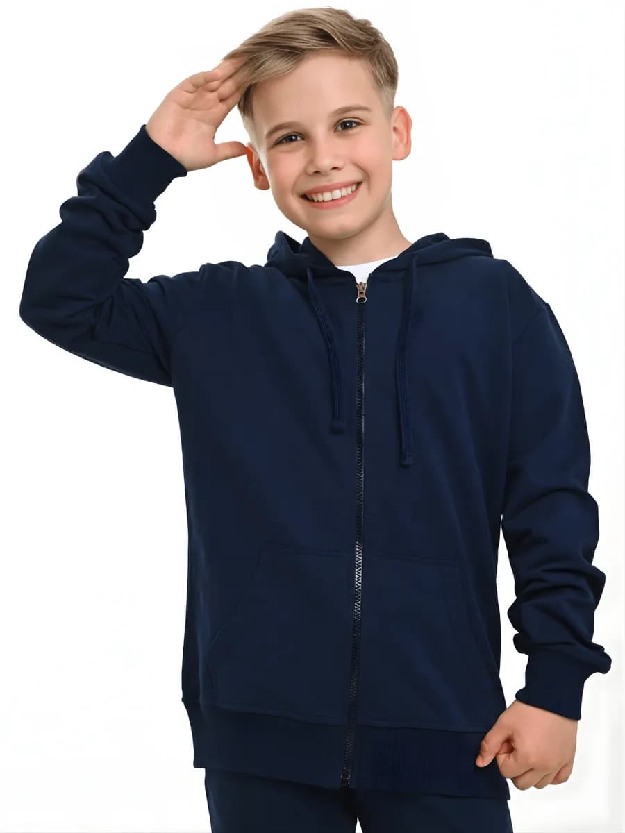 Толстовка на молнии трикотажная зипка тонкая