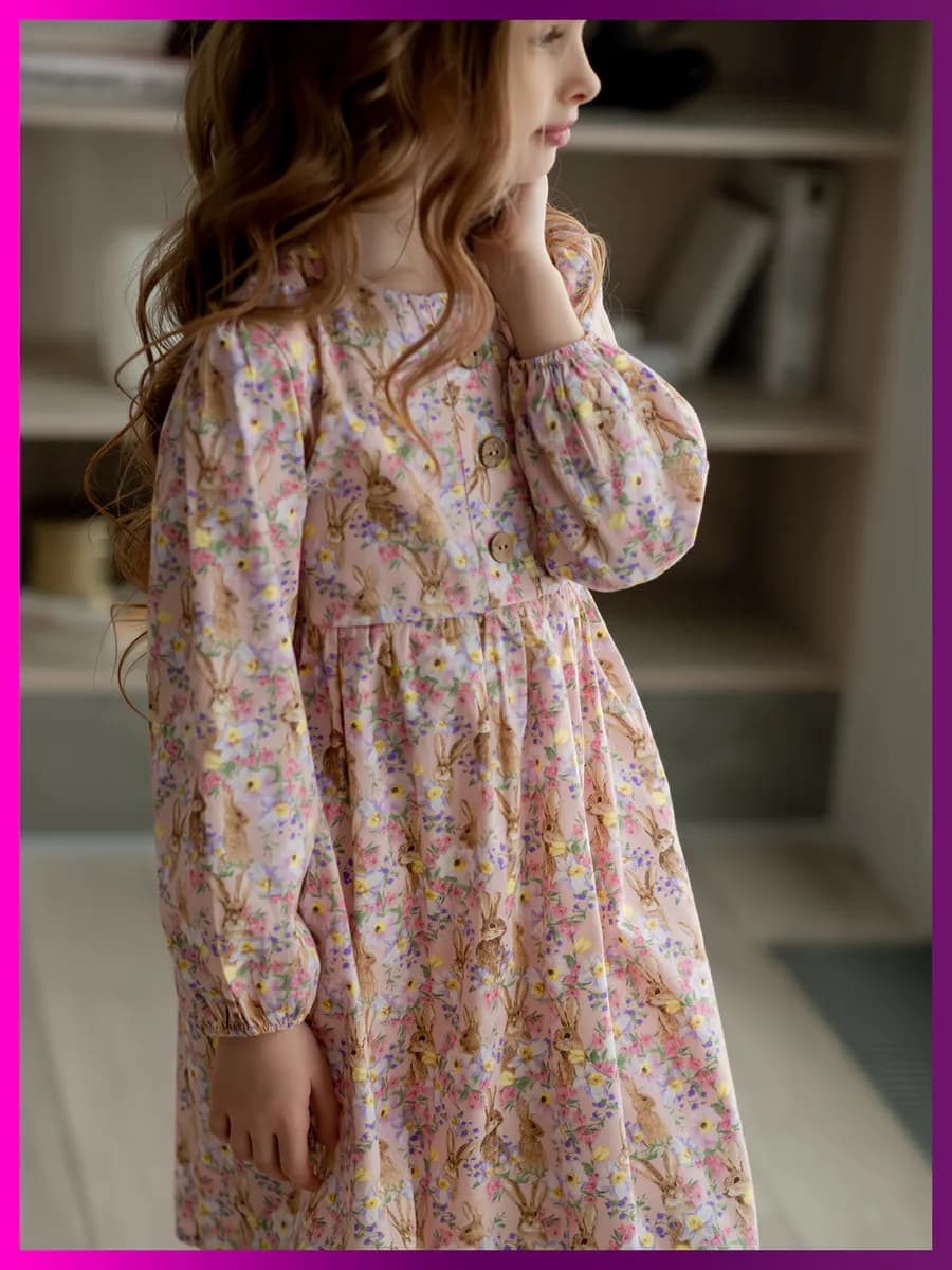 Платье в садик повседневное праздничное хлопок