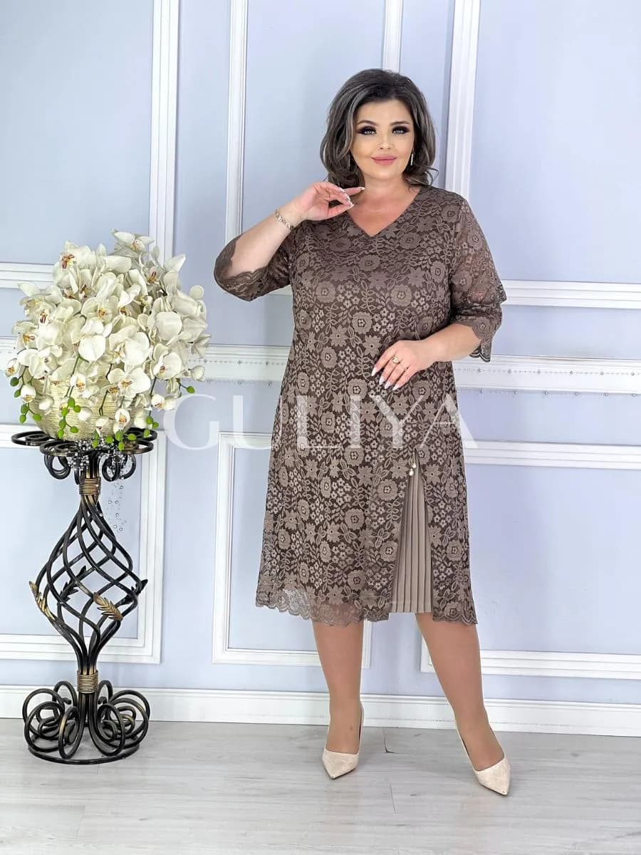 Платье гипюровое вечернее