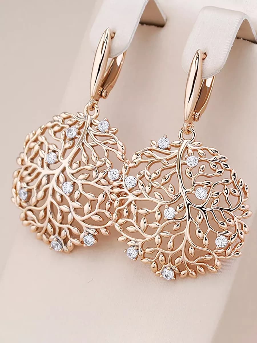 Серьги бижутерия ажурные