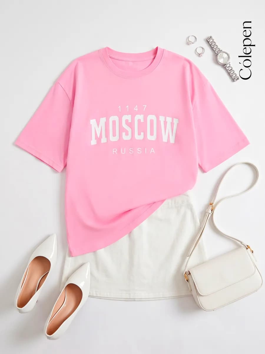 Футболка оверсайз Moscow