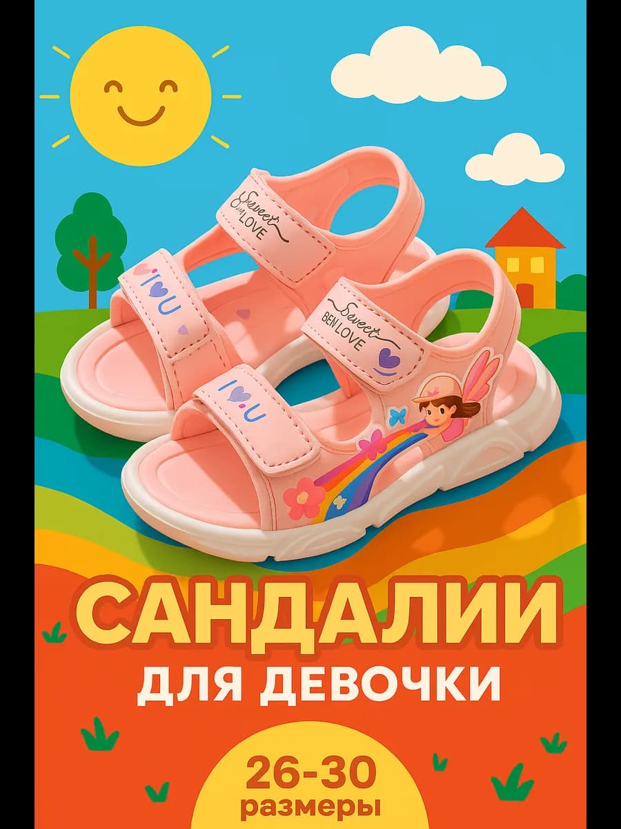 Босоножки детские в садик