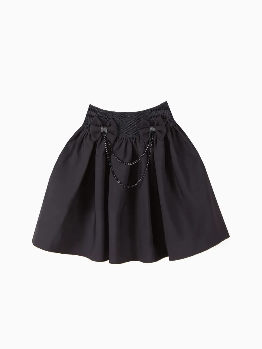 Юбка школьная с бантами