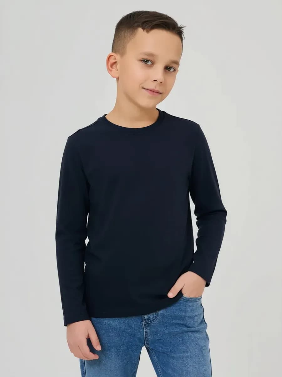 Лонгслив однотонный кофта с длинным рукавом