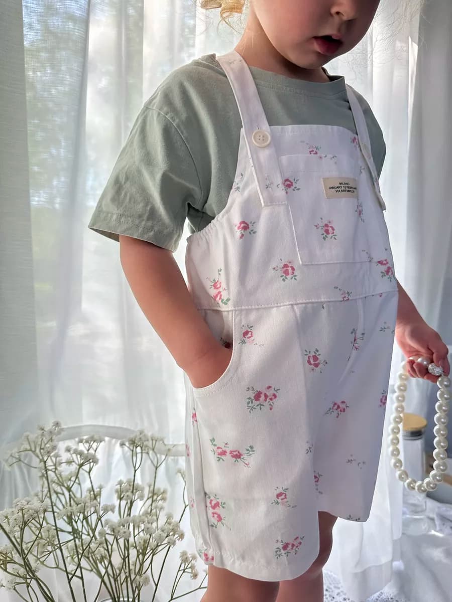 Полукомбинезон летний короткий Шорты на лямках