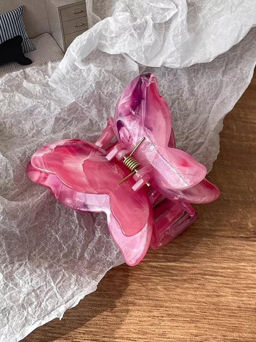 Краб для волос бабочка маленькая заколка