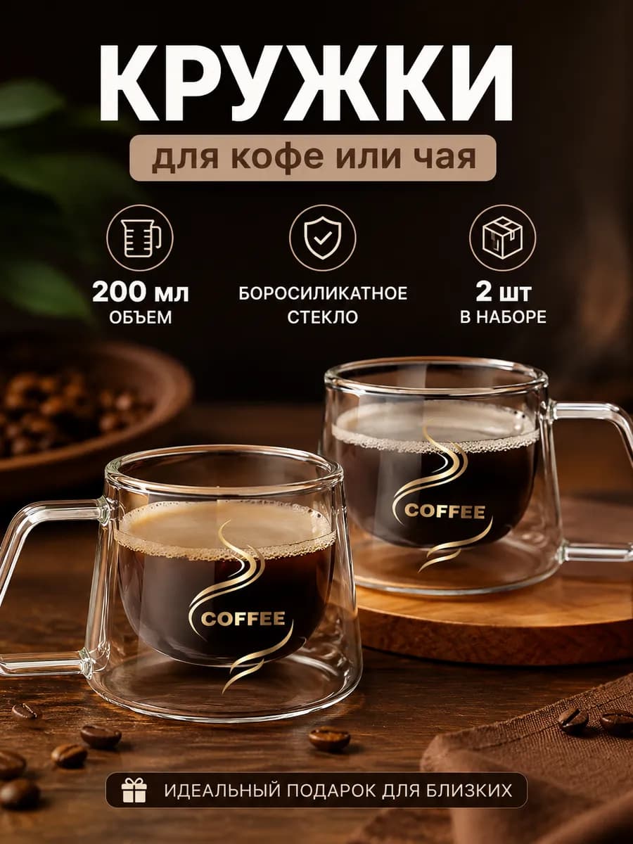 Кружки набор 2 штуки