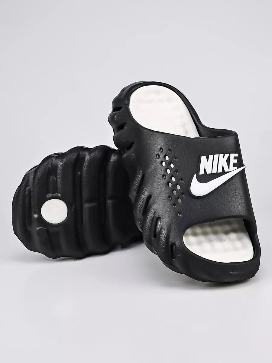 Шлепки Nike пляжные на платформе, резиновые великаны