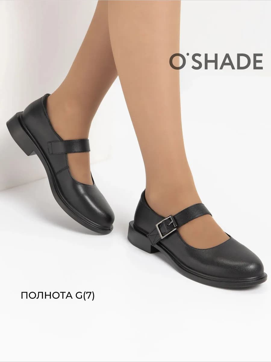 Туфли мэри джейн черные