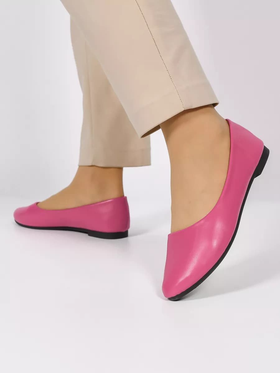 Балетки из экокожи на каждый день легкие