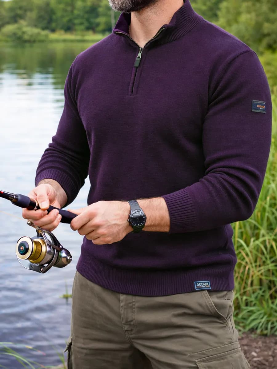 Джемпер на молнии - фото 1