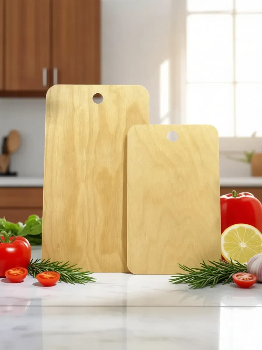 Доска разделочная набор из 2 шт для нарезки и подачи
