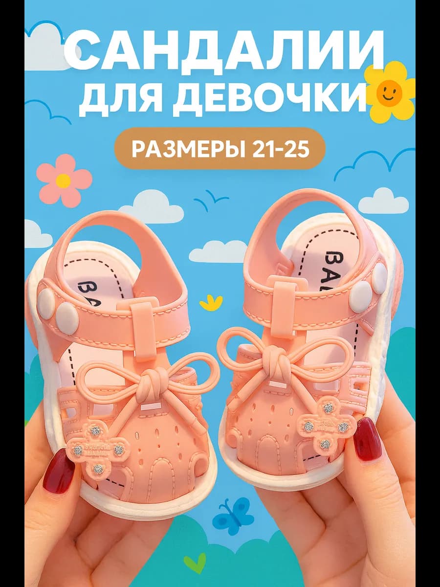 Сандалии для малышей в садик