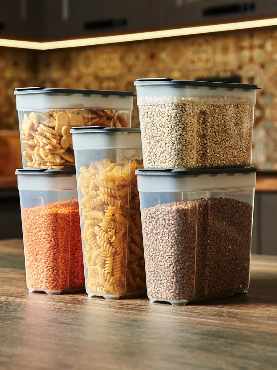 Контейнеры для круп и хранения сыпучих продуктов