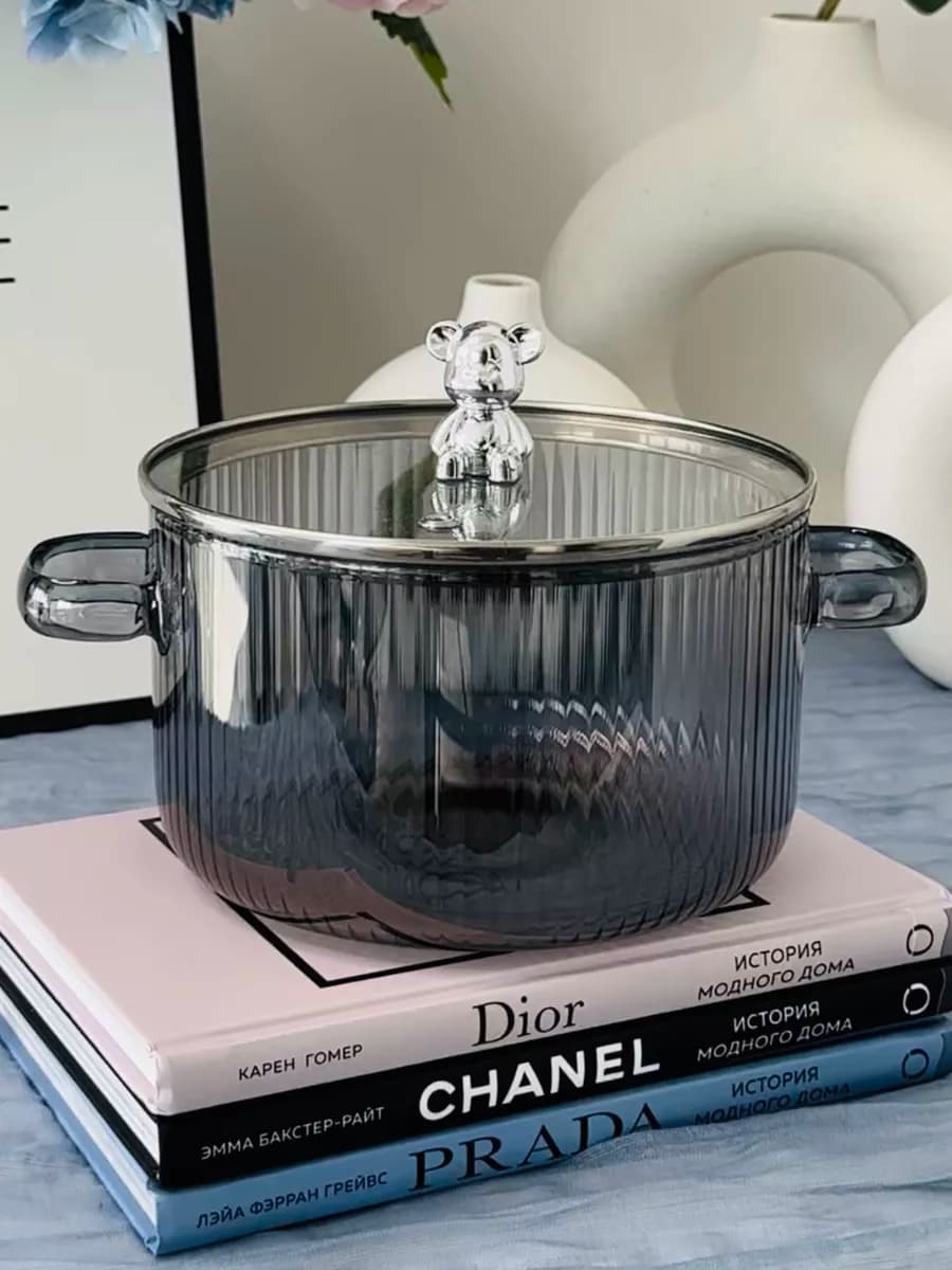 Кастрюля для газовых и электрических плит, контейнер