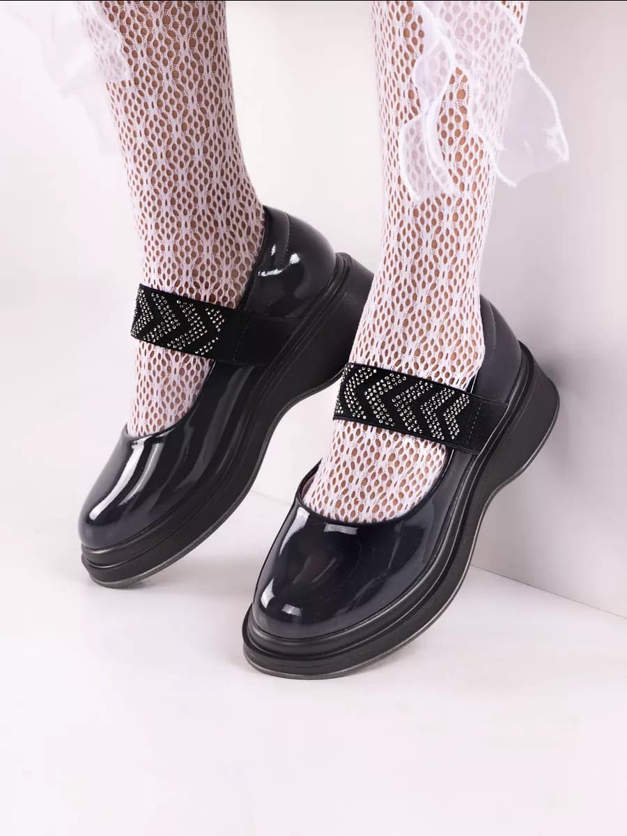 Туфли на платформе школьные для девочки