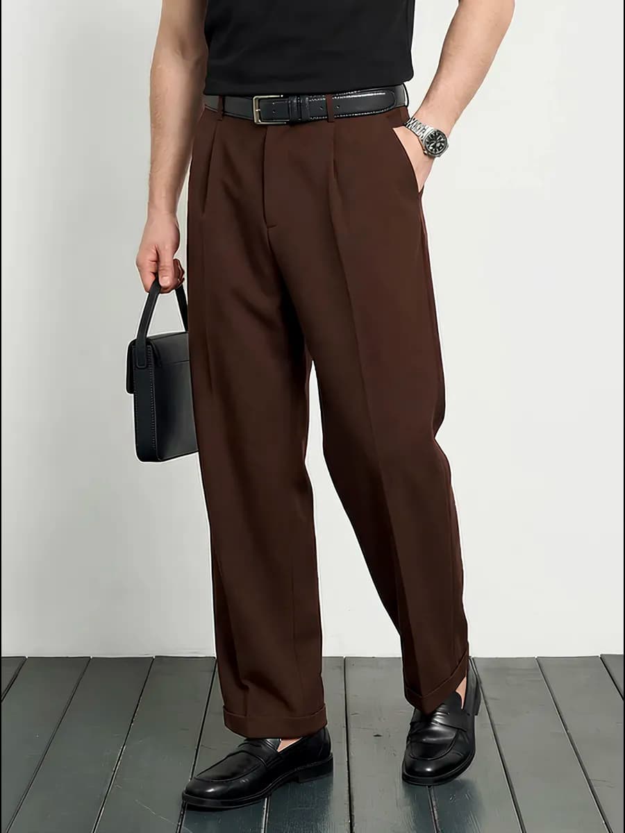 Брюки широкие классические оверсайз