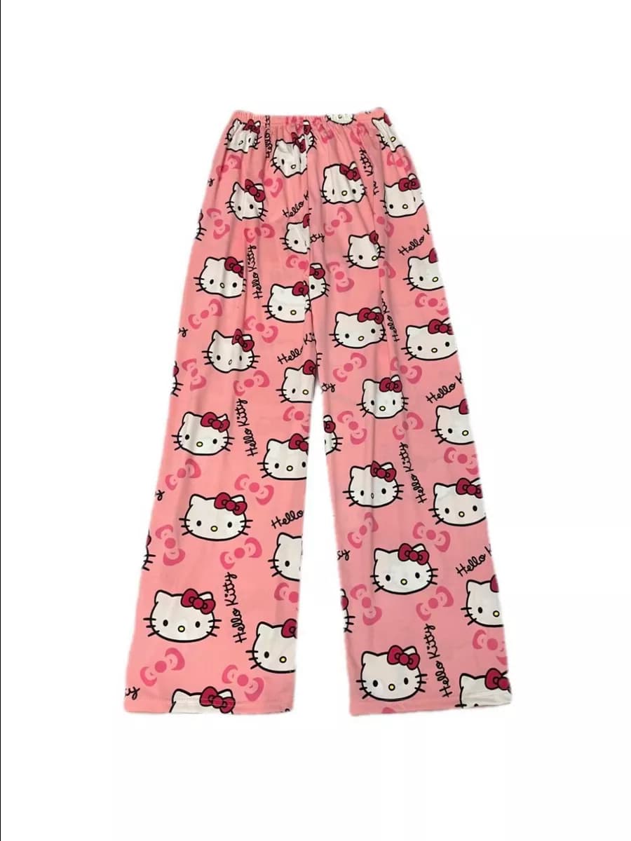 Штаны Hello Kitty летние легкие домашние