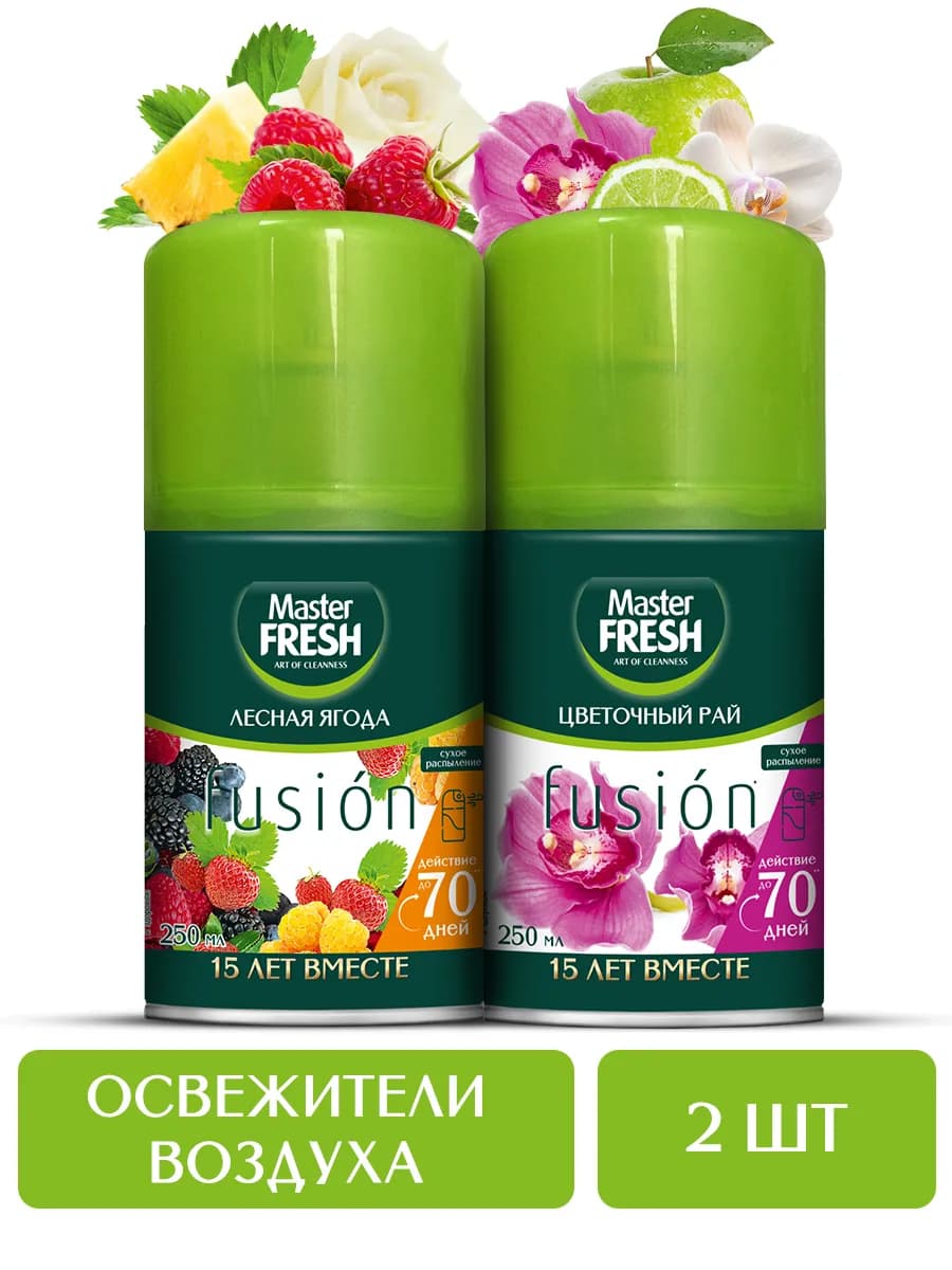Набор освежителей воздуха Лесная ягода+Цветочный рай, 2 шт