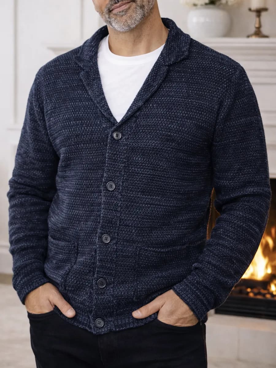 Кардиган вязаный на пуговицах