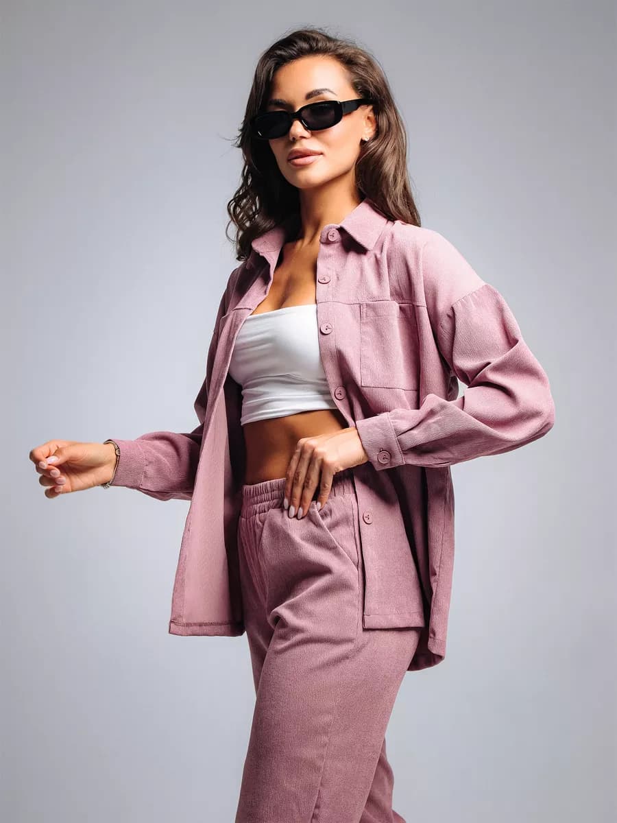 Костюм вельветовый спортивный оверсайз