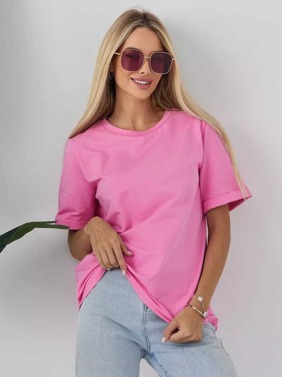 Базовая плотная футболка хлопок