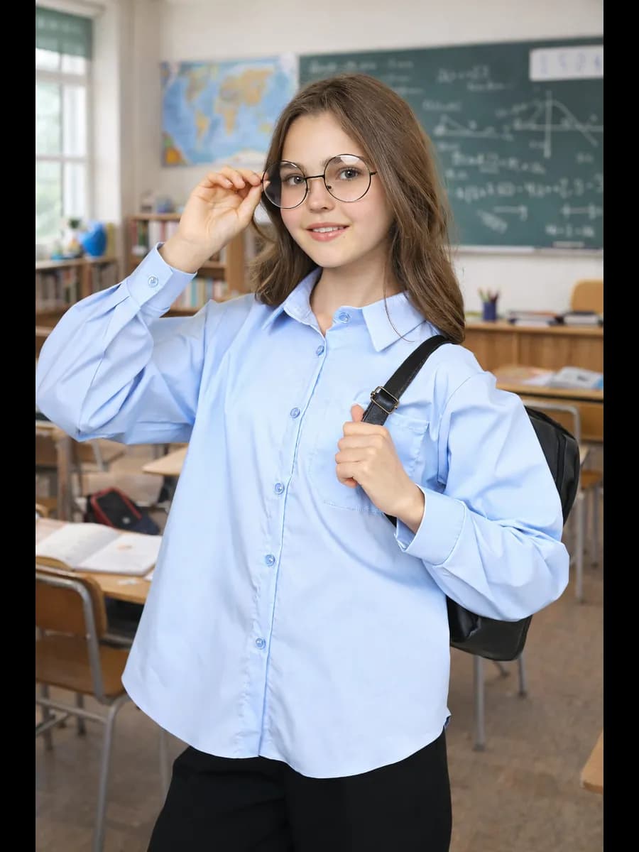 Блузка школьная нарядная