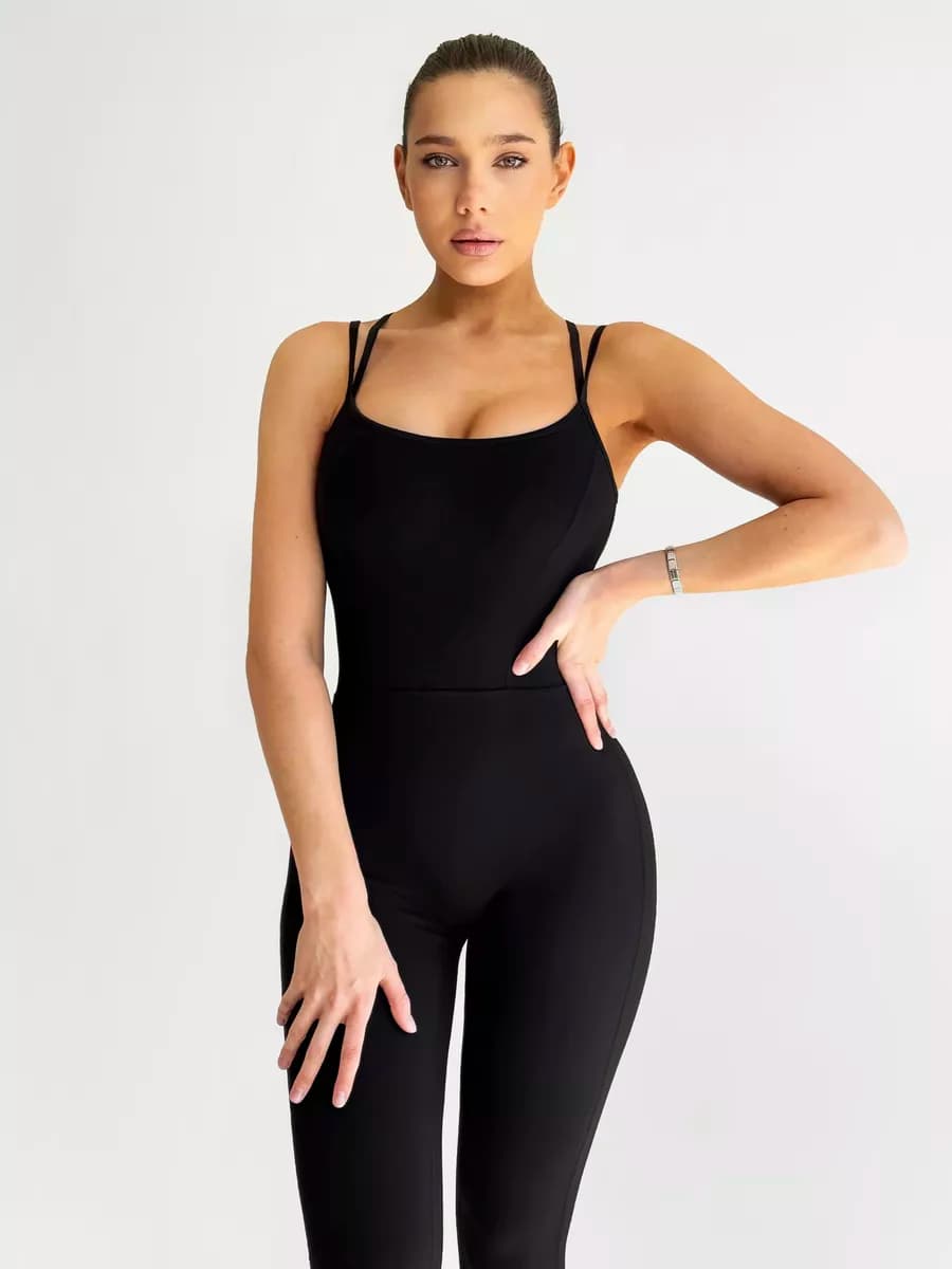 Комбинезон спортивный для фитнеса йоги