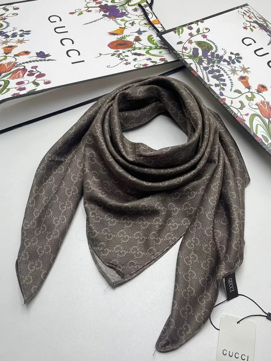 платок шарф шелковый