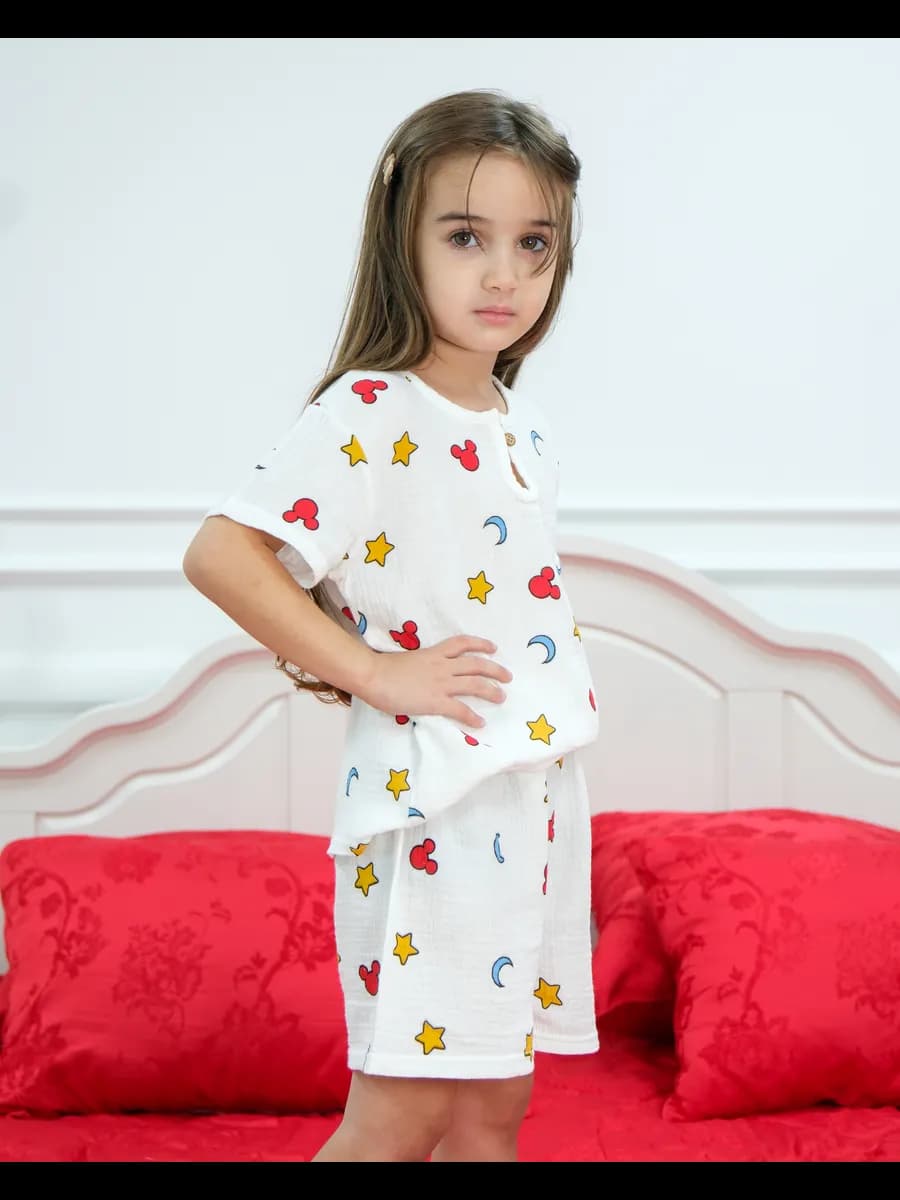 Детская пижама муслиновая