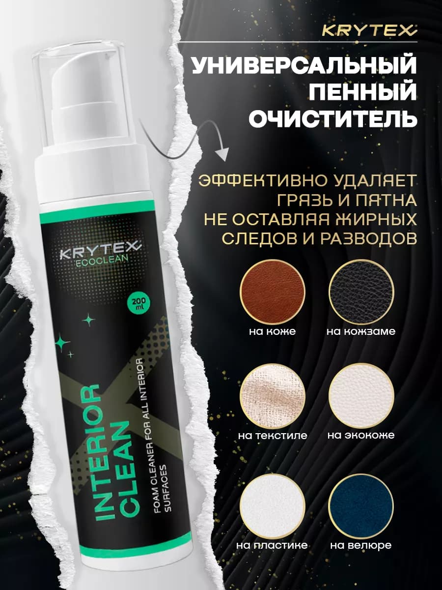 Пенный очиститель для салона автомобиля